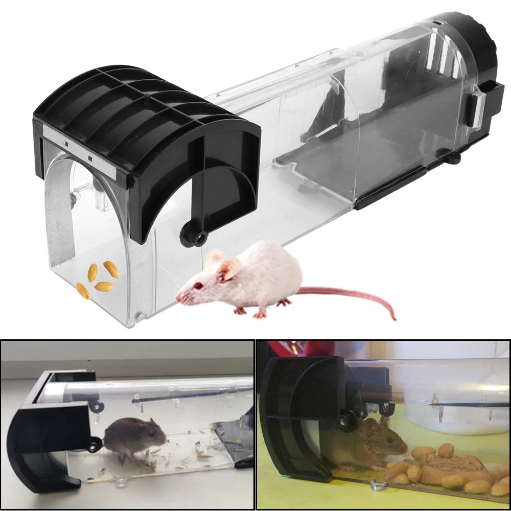 NOMOVA Self-Locking Reusable Humane Mouse Trap