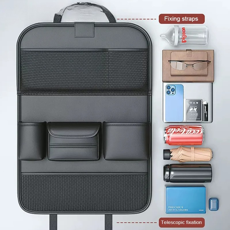 Car Back Seat Organizer With Tablet Holder - product image 2
