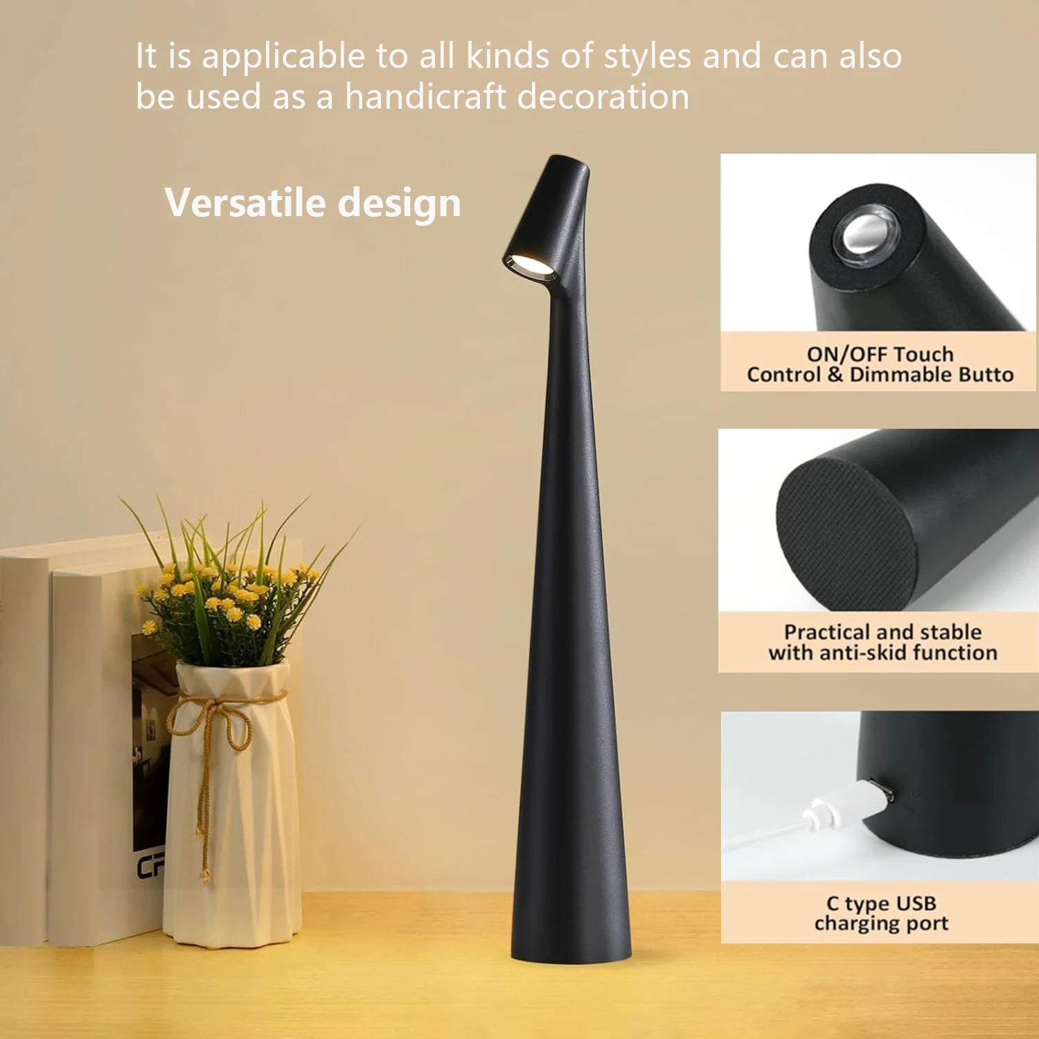 Touch Control Reading Light with Tri-Color Dimming - product detail 5
