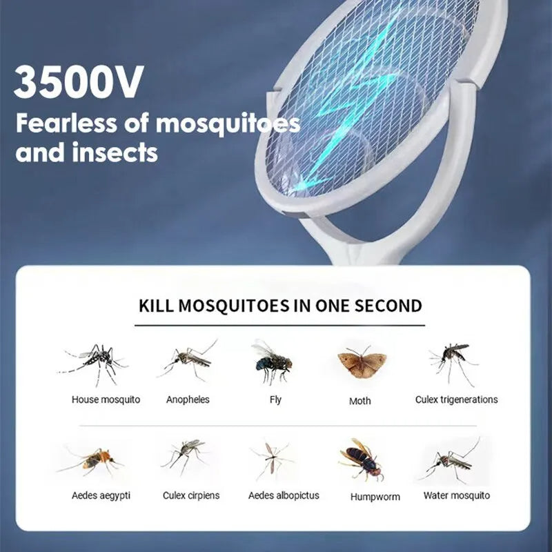 5 in 1 Fast Charging Bug Zapper Racket - product detail 3