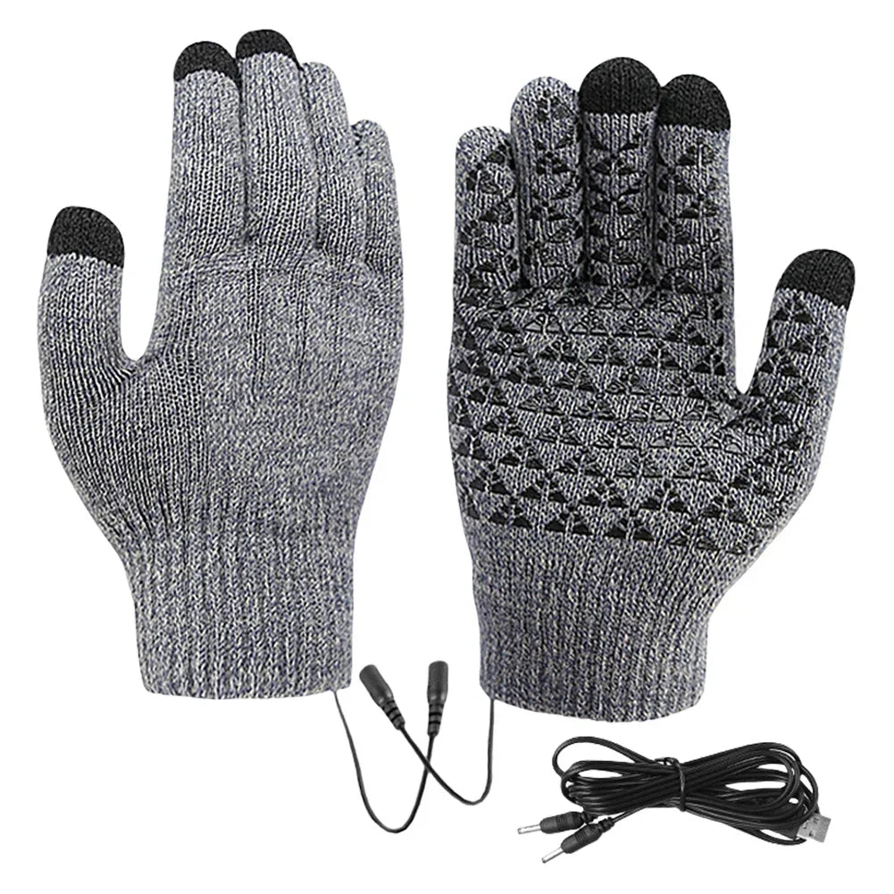 USB Touchscreen Heated Gloves for Winter - product detail 2
