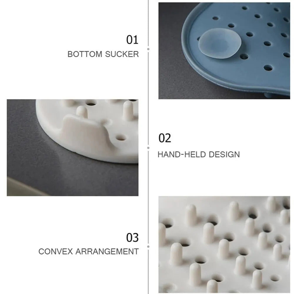 Anti Blocking Spiral Shower Drain Hair Catcher - product detail 2