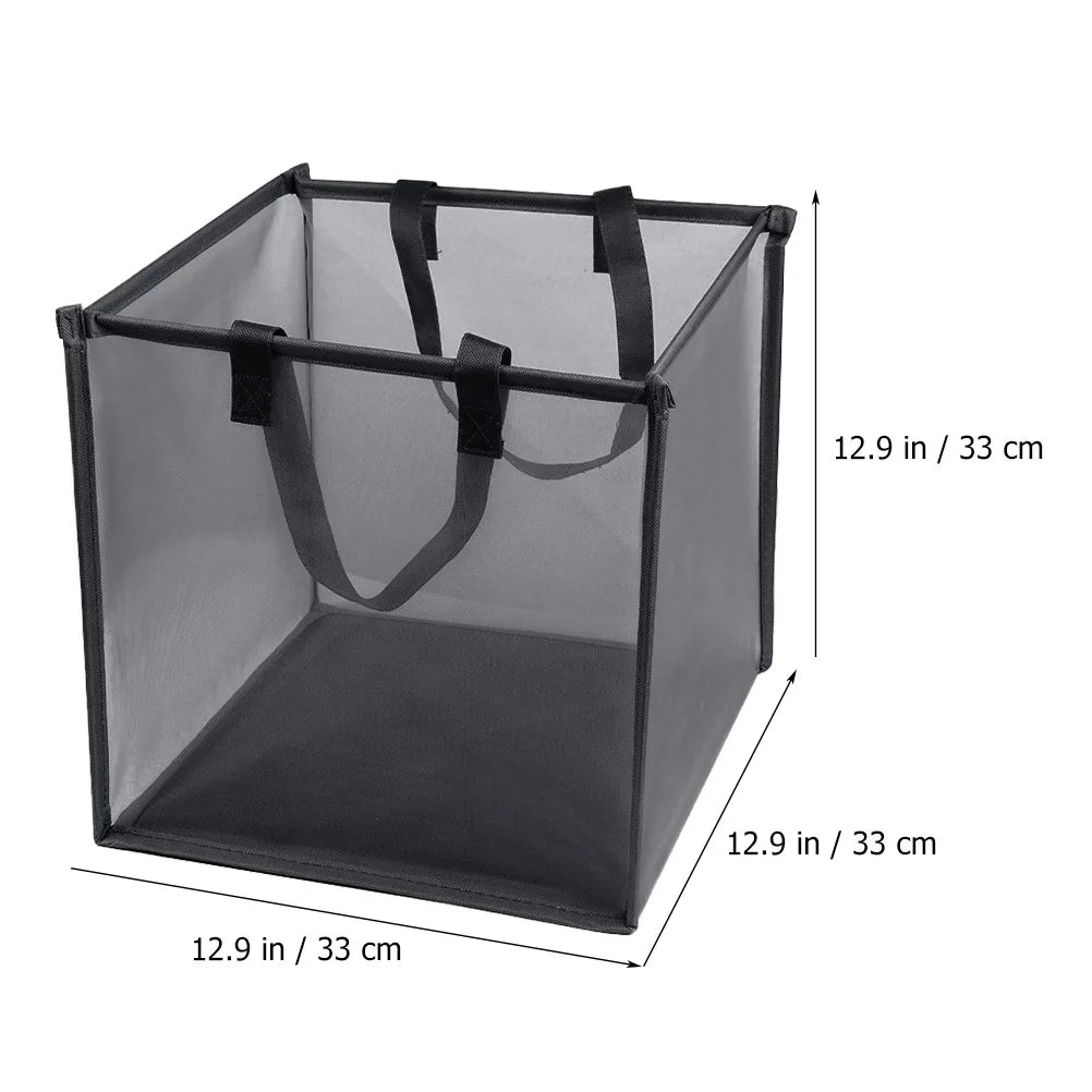 Foldable Mesh Laundry Hamper with Handles - product detail 3