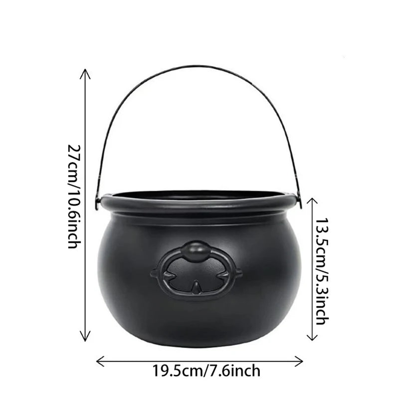 Witch Cauldron Halloween Candy Bowl - product detail 2