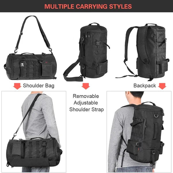 Fishing Tackle Backpack Tackle Box Organizer with Rod - product detail 5