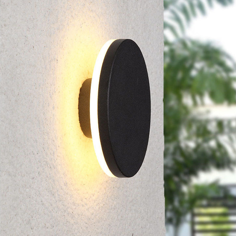 Luz de pared exterior LED con iluminación hacia arriba y hacia abajo