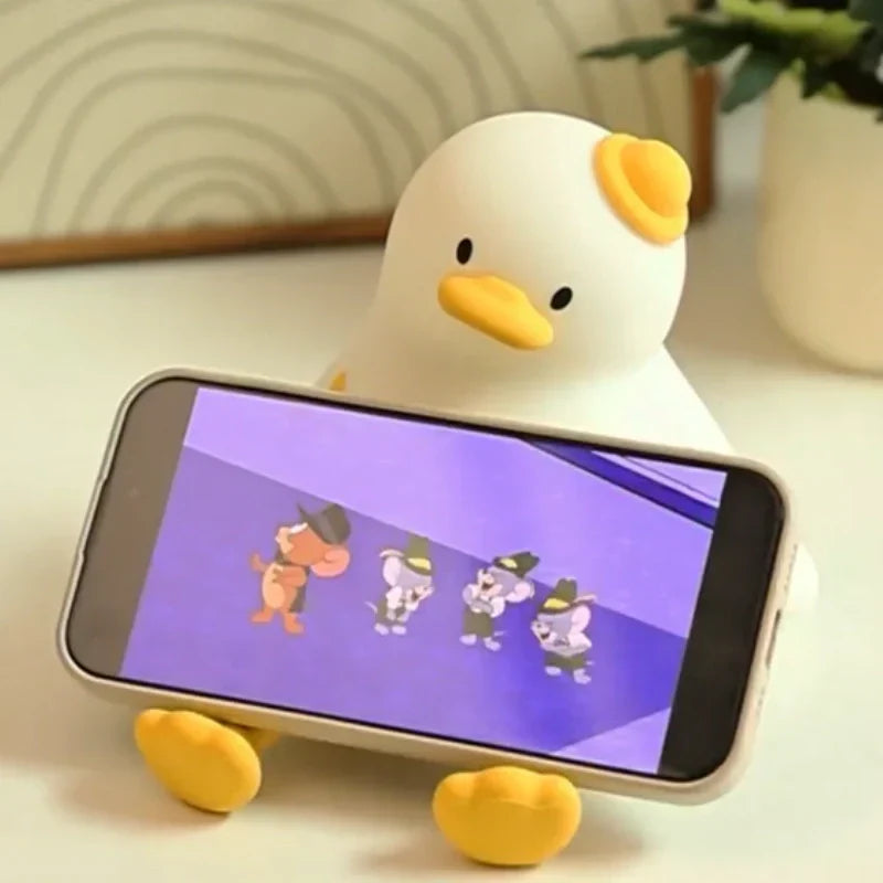 Lámpara de noche adorable con control táctil recargable para mesita de noche