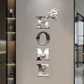 Home Entrance 3D Mirror Wall Sticker Decor - product image 1