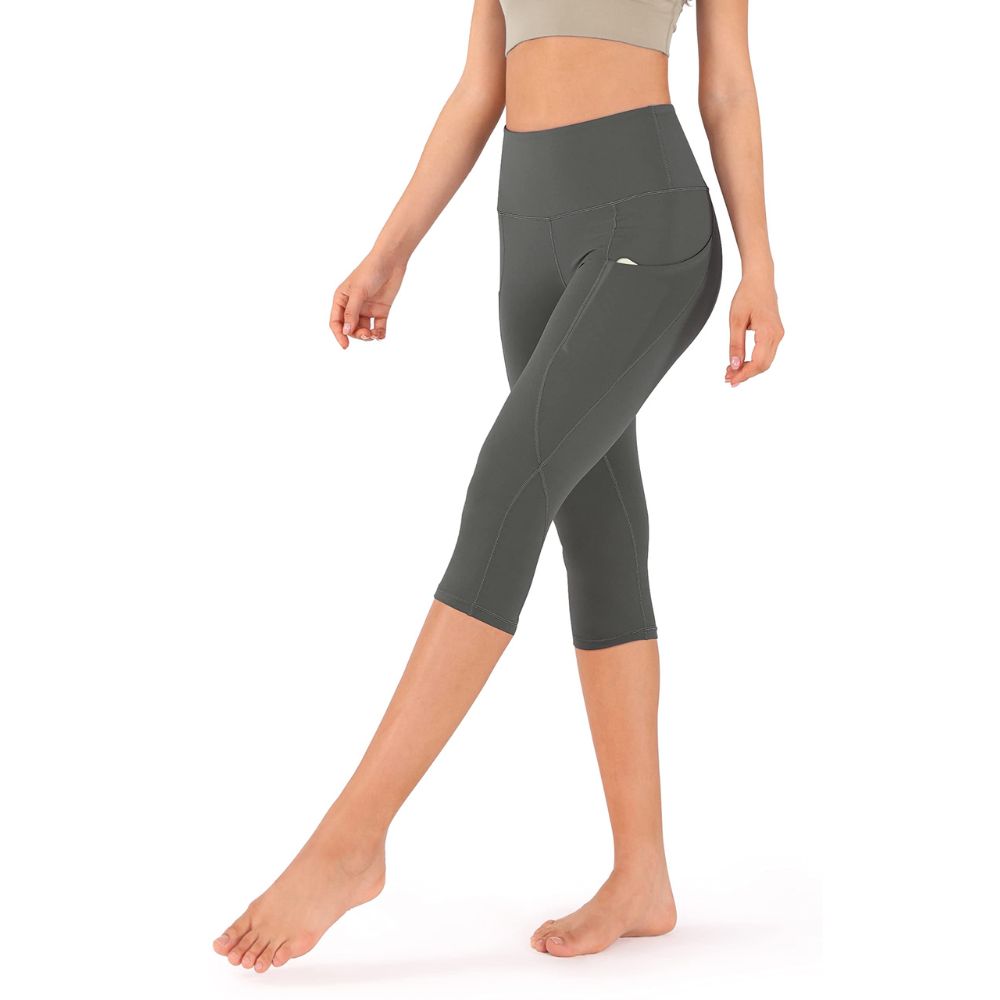 Ladies Capri Cotton Pants Leggings with Pockets - product image 6