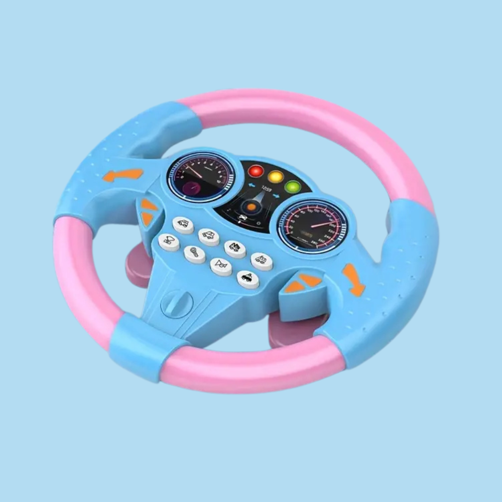 Kid's Electric Simulation Steering Wheel Suction Attachment - product image 5