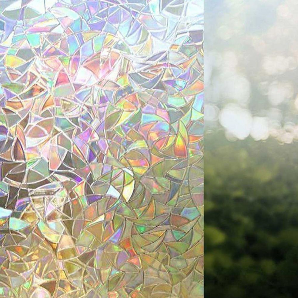 Decorative Rainbow Window Stained Glass Effect Privacy Film - product image 1