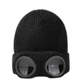 Unisex Goggles Winter Hat Knitted Beanie - product detail 4