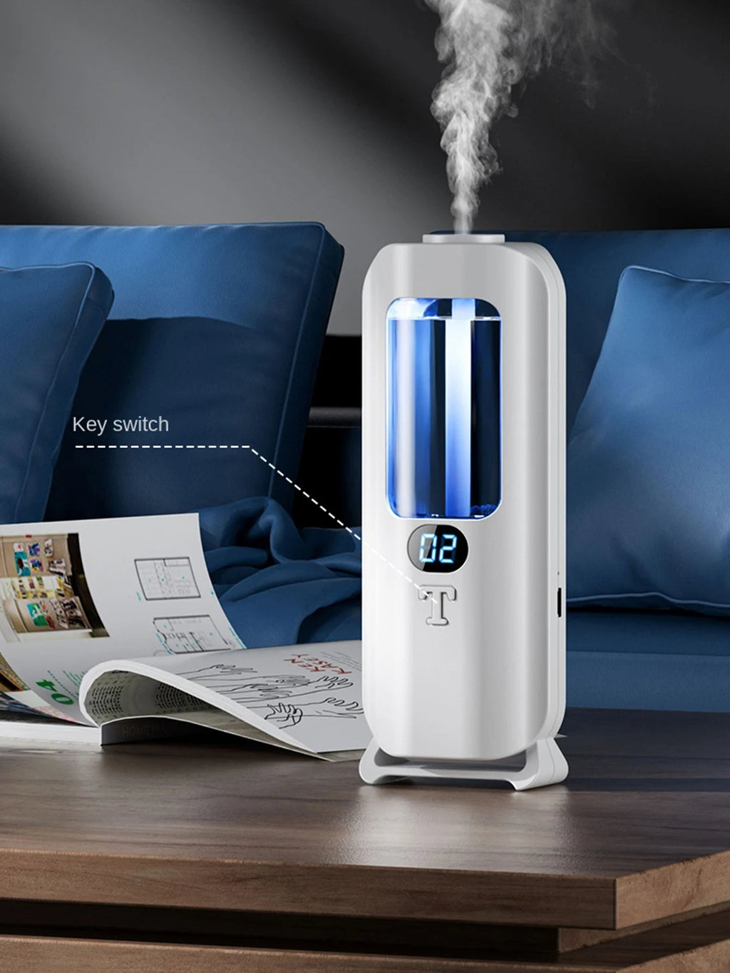 NOMOVA Rechargeable Essential Oil Diffuser with 5 Spray Modes
