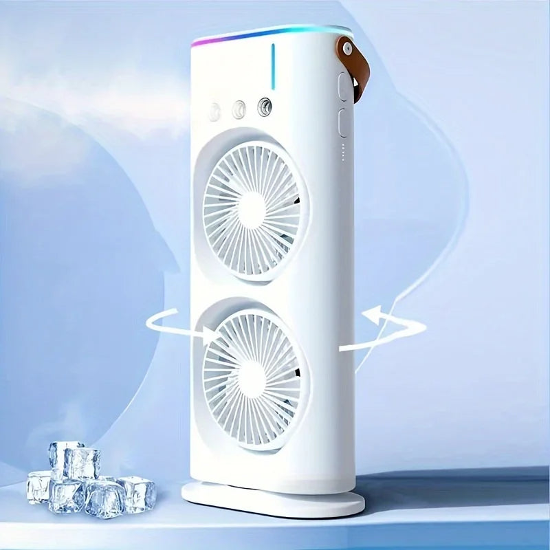 NOMOVA Double Head Portable Air Conditioner Fan