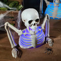 NOMOVA Glowing Skeleton Head Halloween Decoration