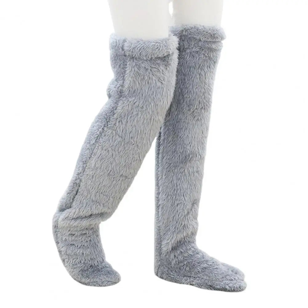 Cozy Fleece Winter Socks Long Warm Stockings - product detail 3
