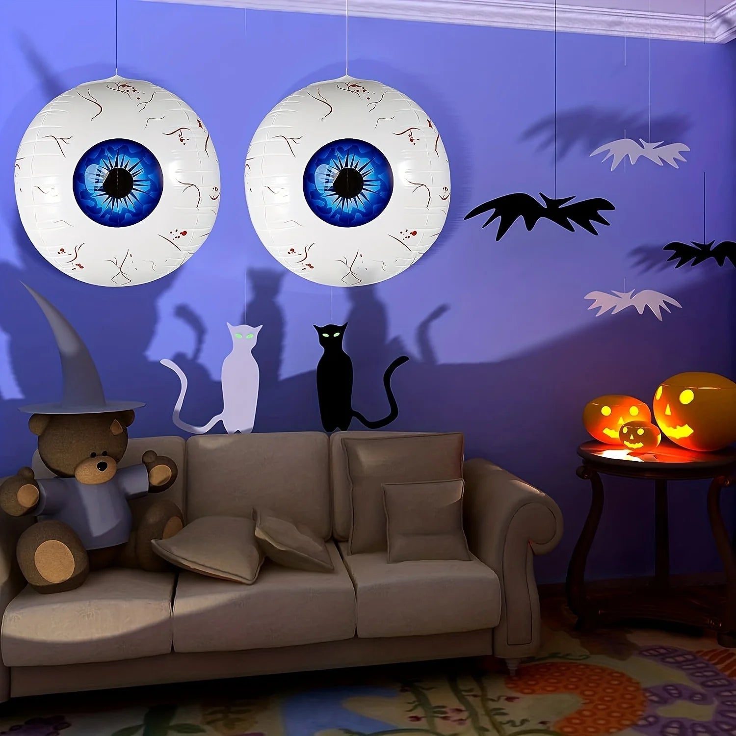 Halloween Eyeball Balloon Spooky Creepy Decor - product detail 3