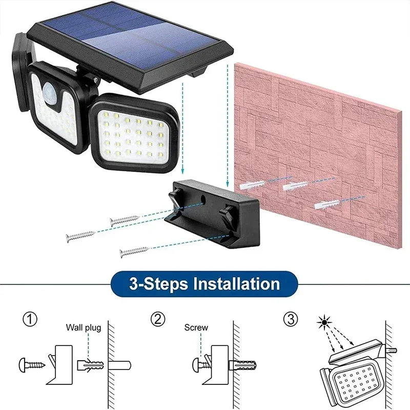 Motion Sensor Solar Light for Outdoor Use - product detail 6