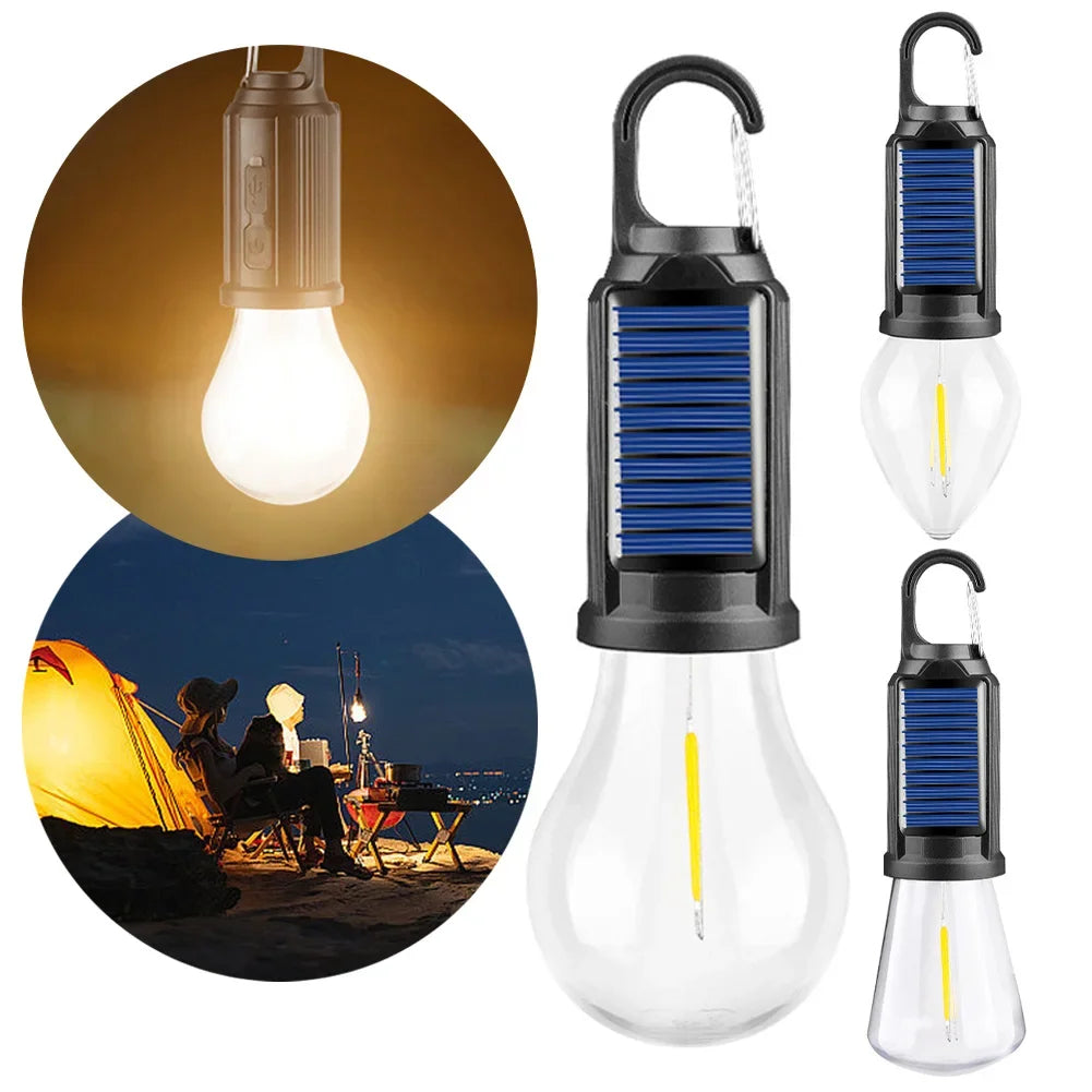 Solar Rechargeable Hooked Camping Light - product detail 3