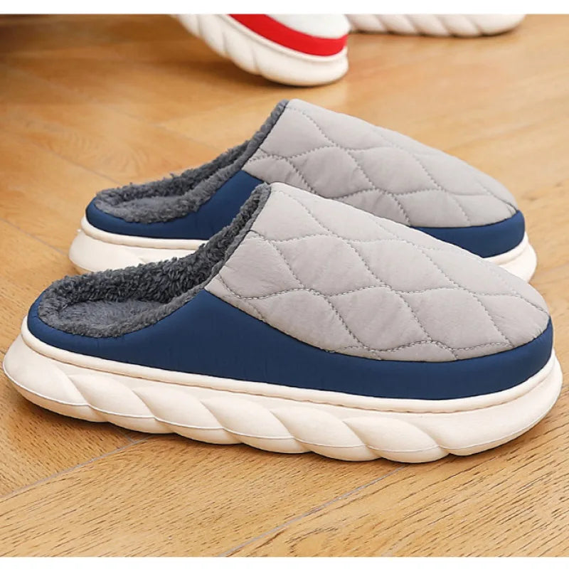 Waterproof Warm Winter Slippers for Men - product detail 2