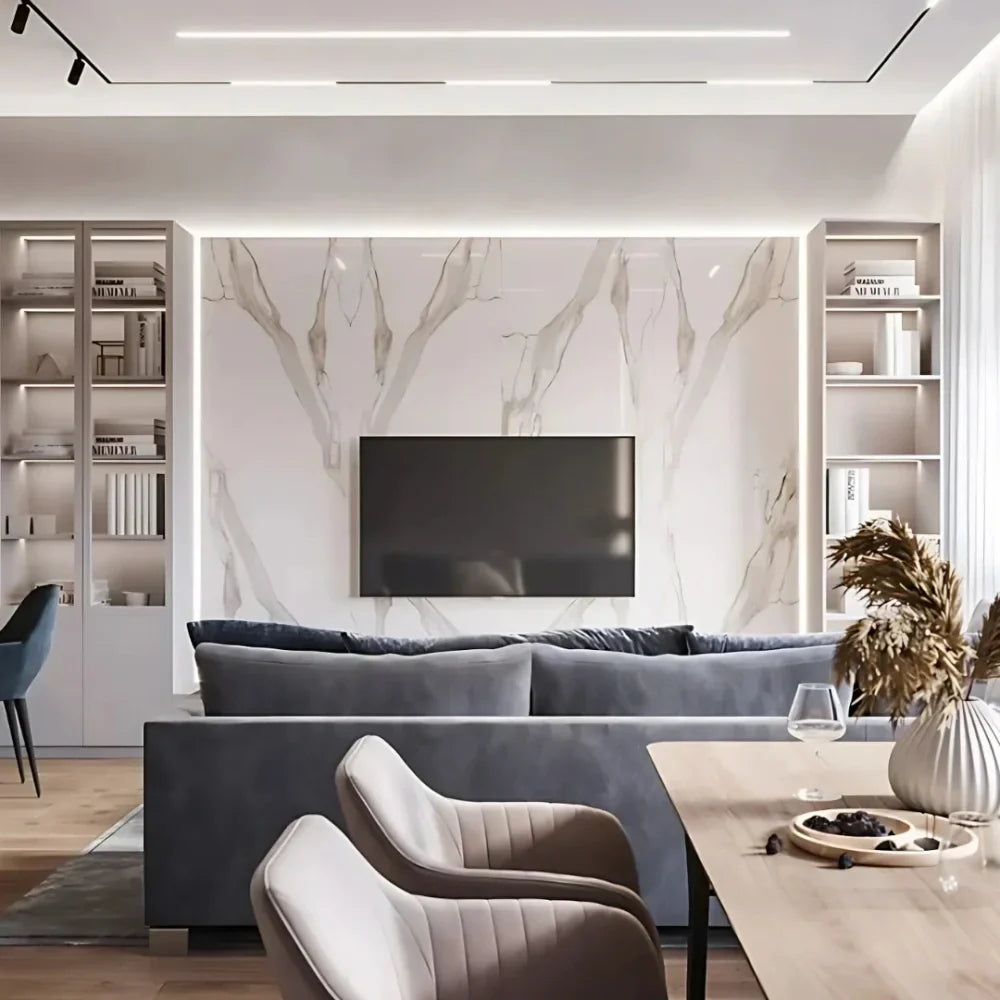 Tira de luz LED flexible, impermeable y controlada por sensor