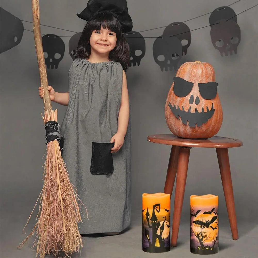 Halloween Flameless Candles Set - product detail 2