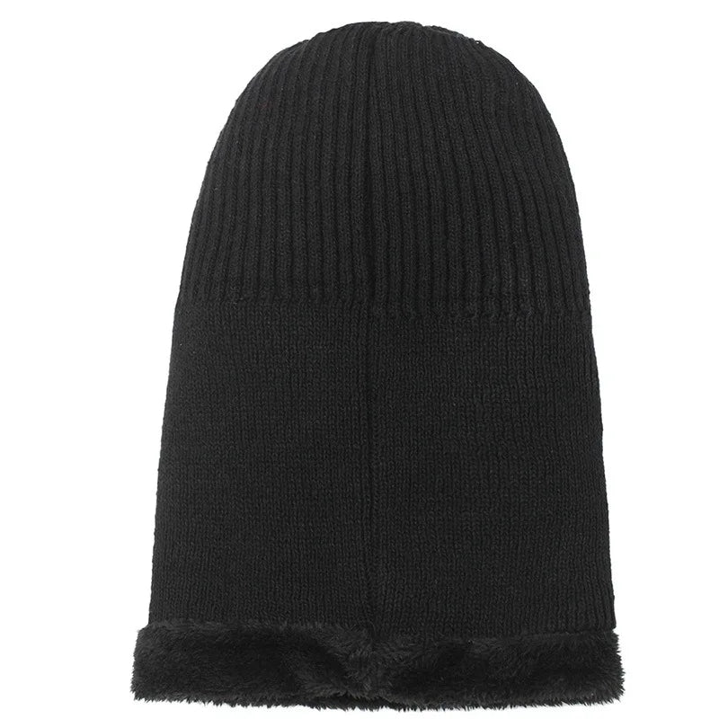 Knit Beanie Balaclava with Visor - product detail 5