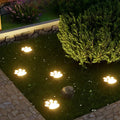 Luz de camino con huella de animal, decoración ecológica para jardín con energía solar