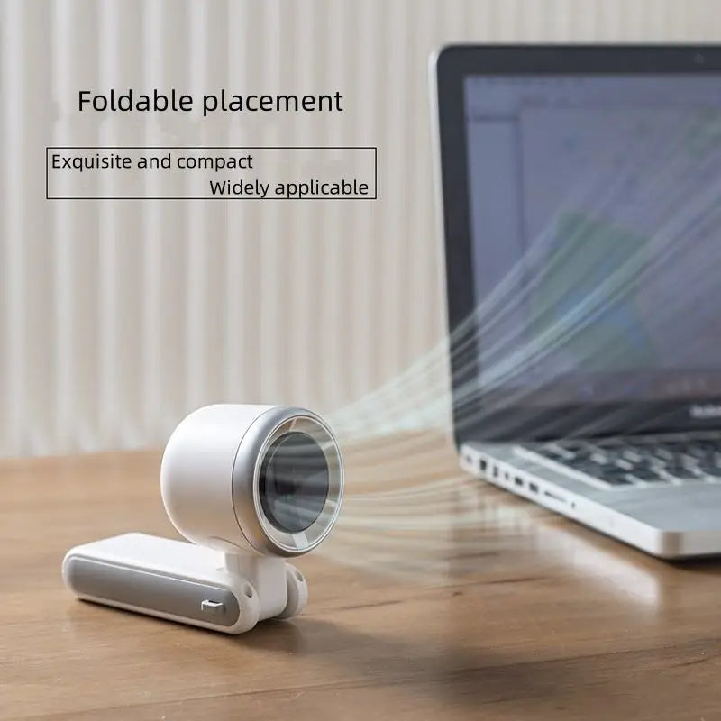Foldable Handheld Turbo Fan with Digital Display - product detail 3