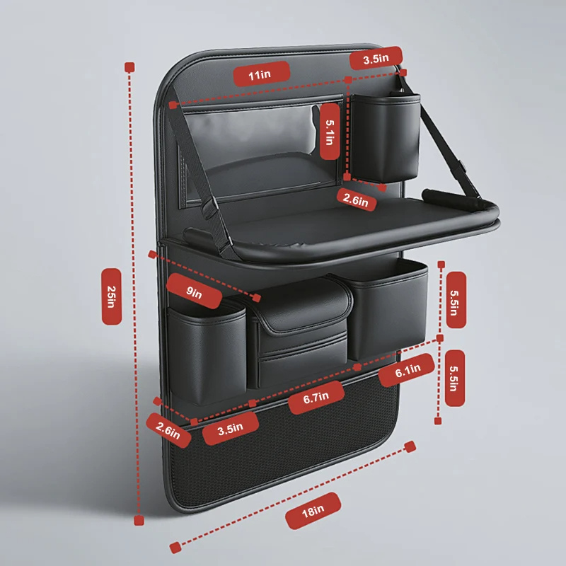 Car Back Seat Organizer With Tablet Holder - product image 3