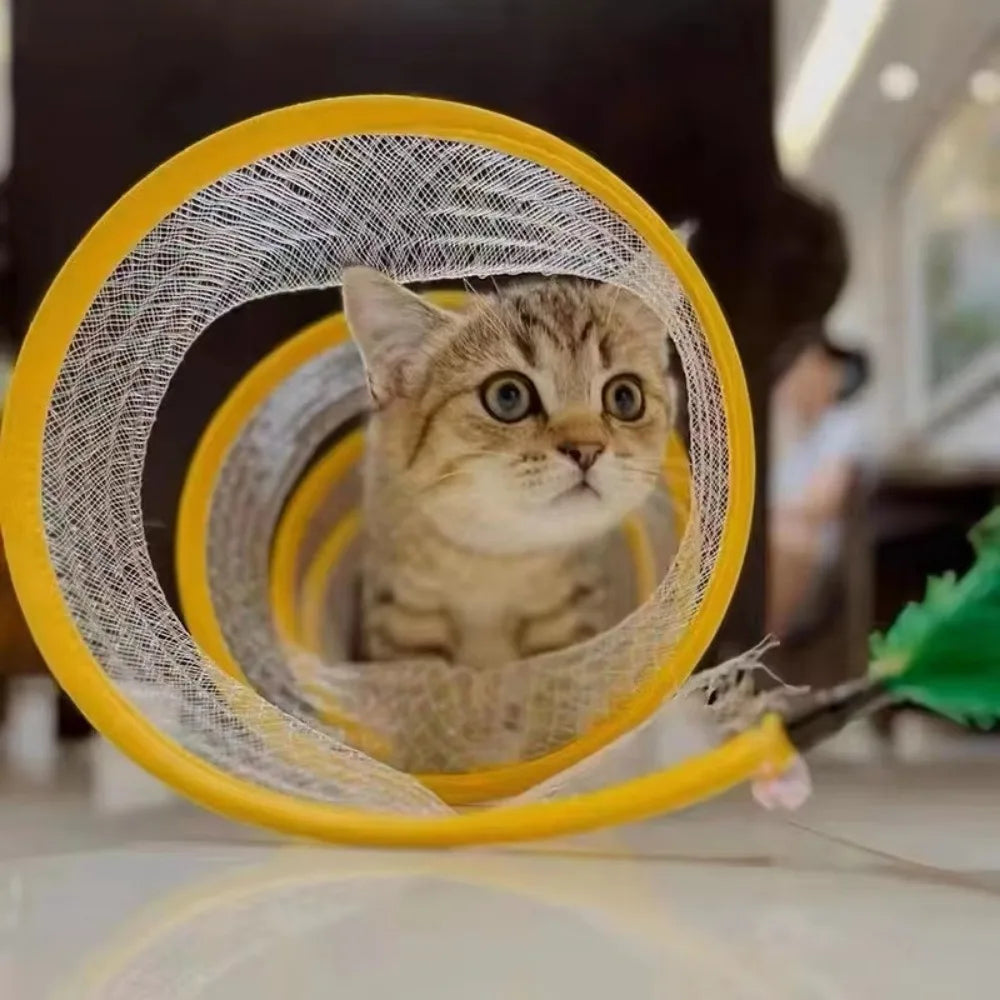 Collapsible S Type Interactive Cat Tunnel - product detail 2