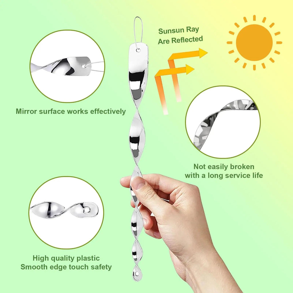 Reflective Bird Deterrent Spiral Rod - product detail 3