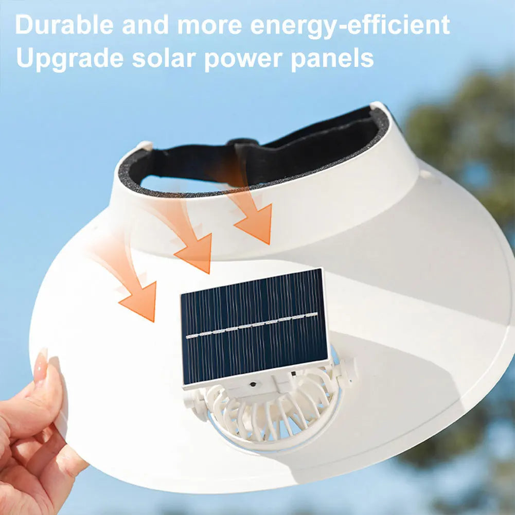 Sun Visor Hat with Cooling Fan - product detail 4