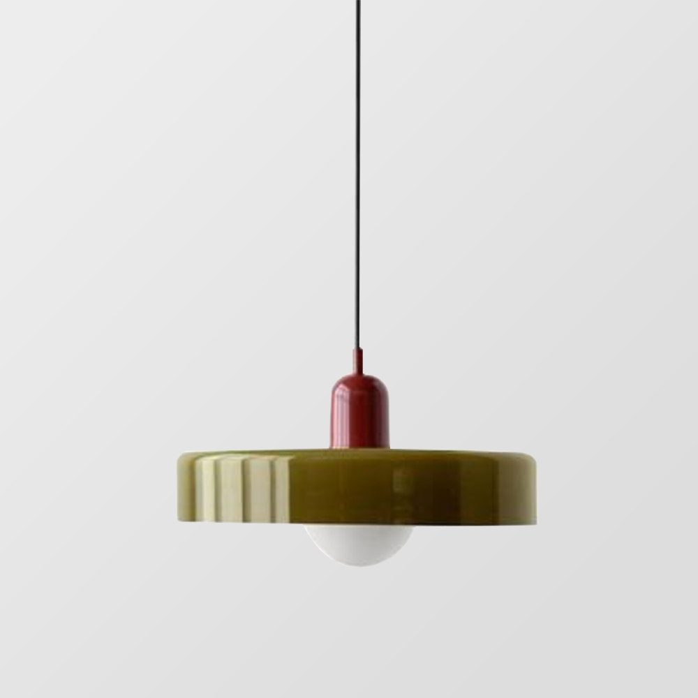 Lámpara colgante decorativa moderna de colores para techo