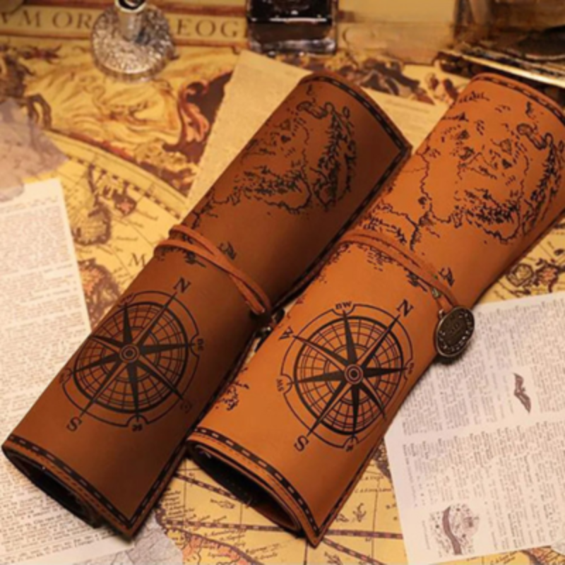 NOMOVA Vintage Leather Pencil Case