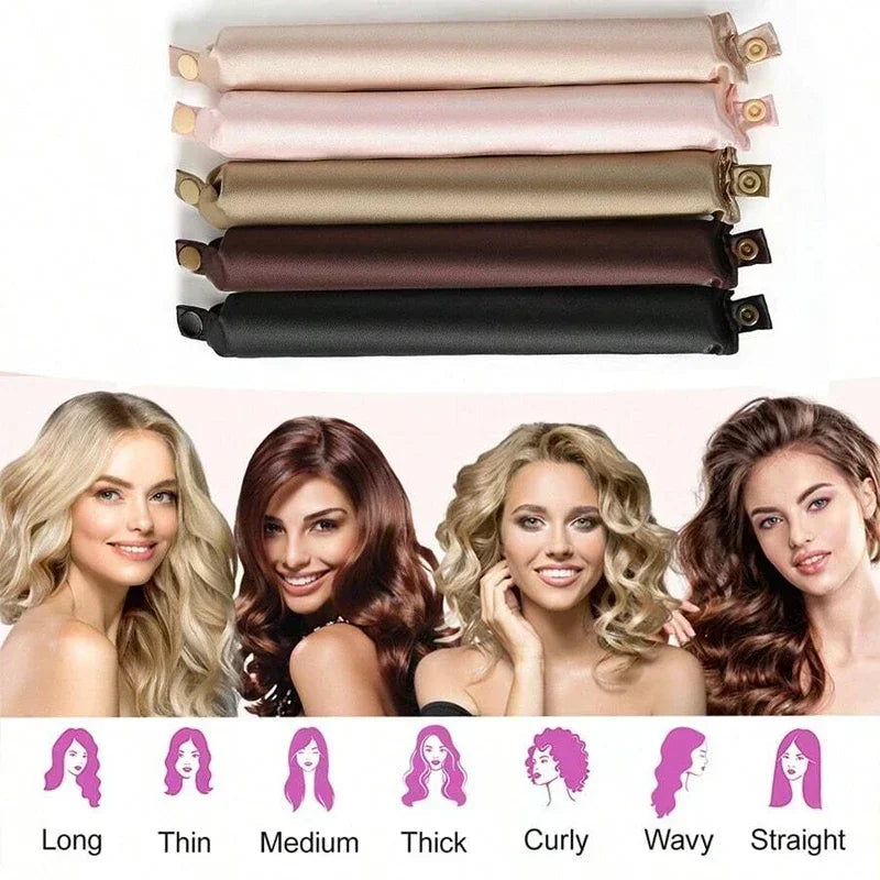 Satin Headband Heatless Hair Curler - product detail 2