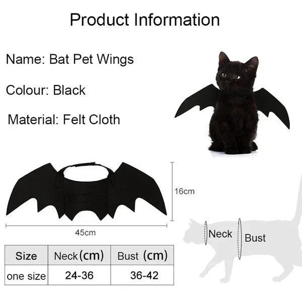 Bat Wing Halloween Costume for Pets - product detail 3