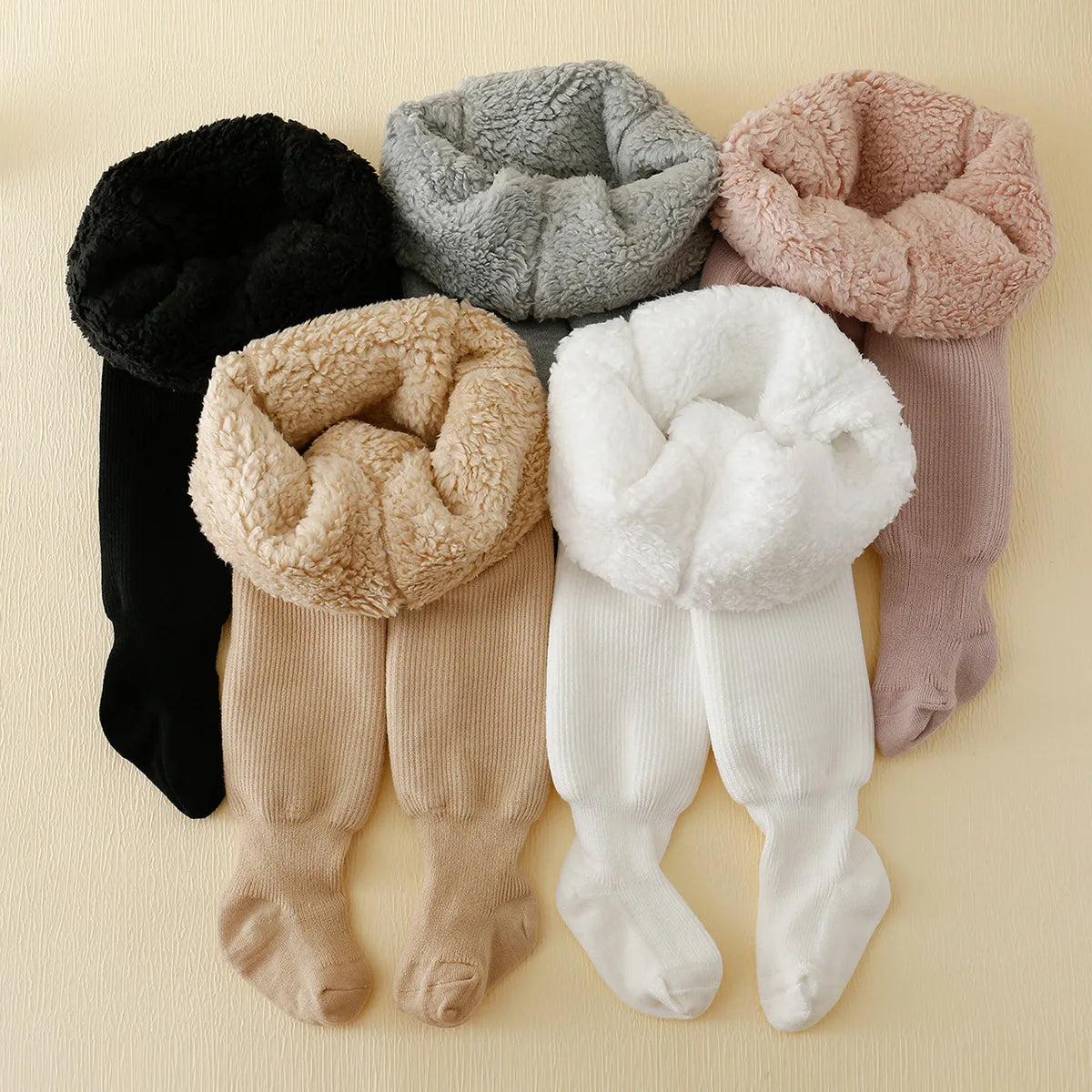 Kids Winter Fleece Lined Leggings - product detail 3