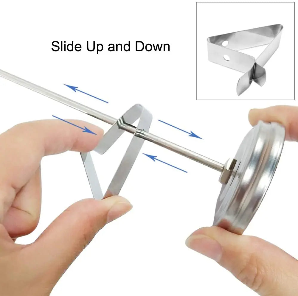 Stainless Steel Deep Fry Thermometer with Long Probe - product detail 4
