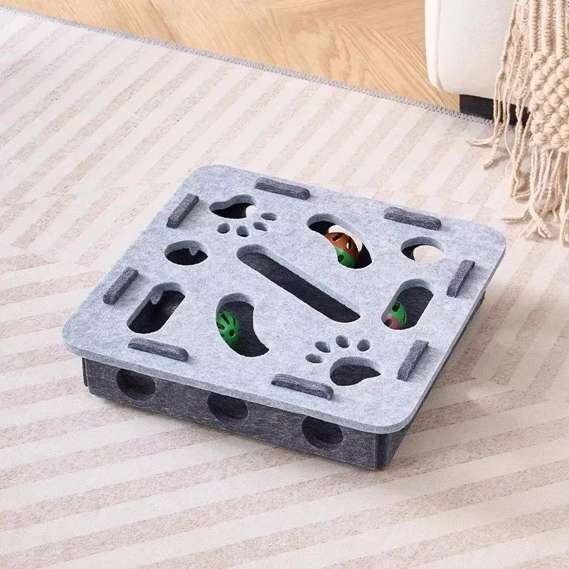 Felt Interactive Cat Puzzle Toy Box - product detail 9