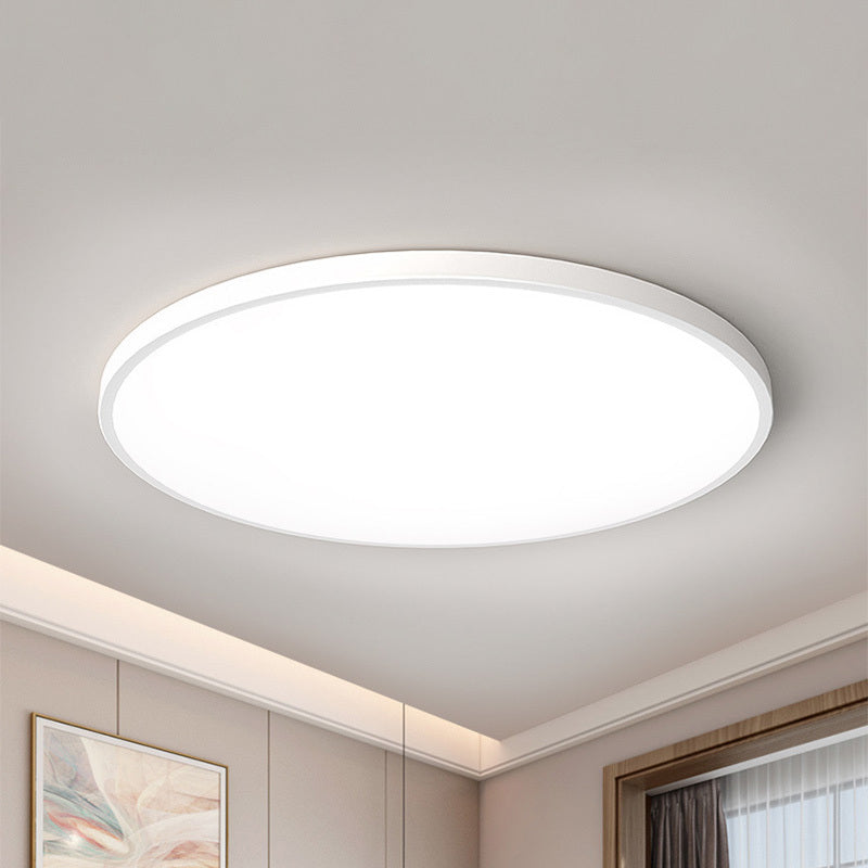 Luz de techo redonda delgada brillante de montaje empotrado para baños y balcones