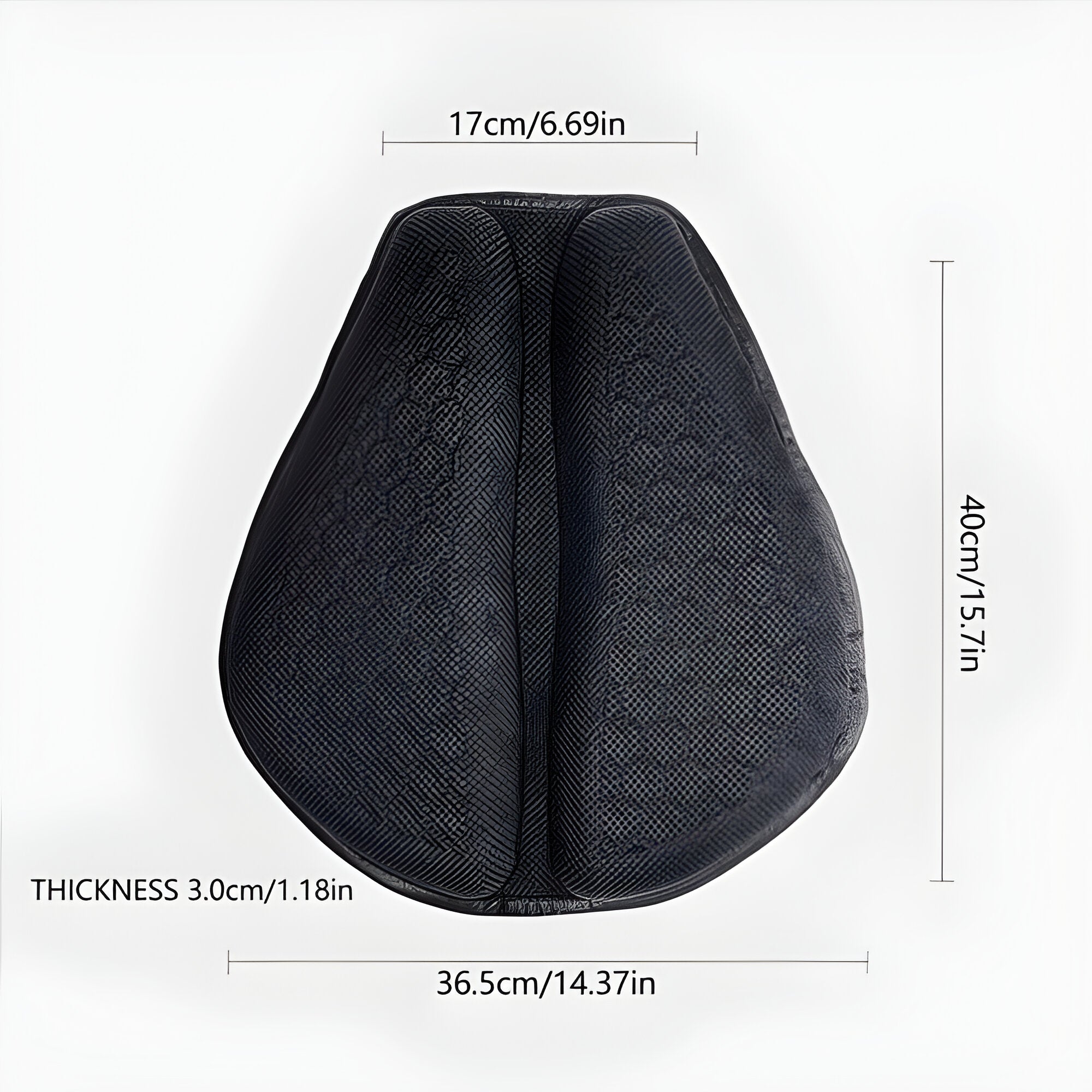 Motorcycle Gel Seat Pad for Long Distance Rides - product image 7
