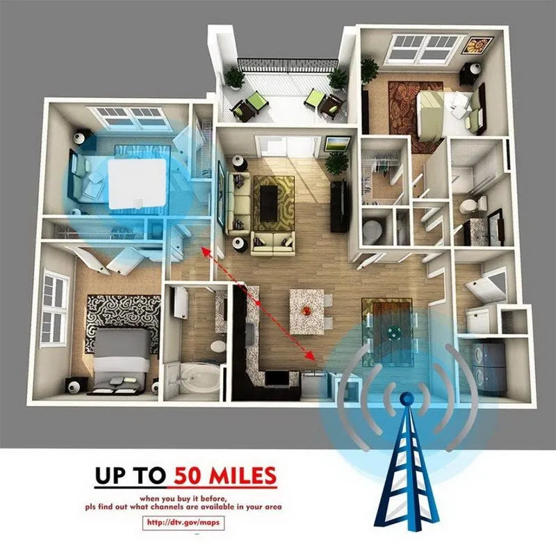 Best Indoor TV Antenna - For Powerful Signal Reception - product detail 4