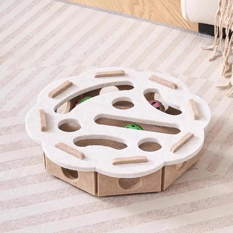 Felt Interactive Cat Puzzle Toy Box - product detail 10