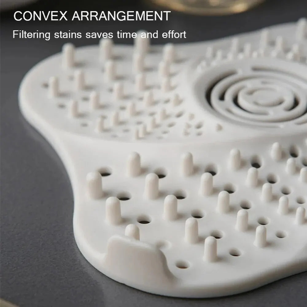 Anti Blocking Spiral Shower Drain Hair Catcher - product detail 4