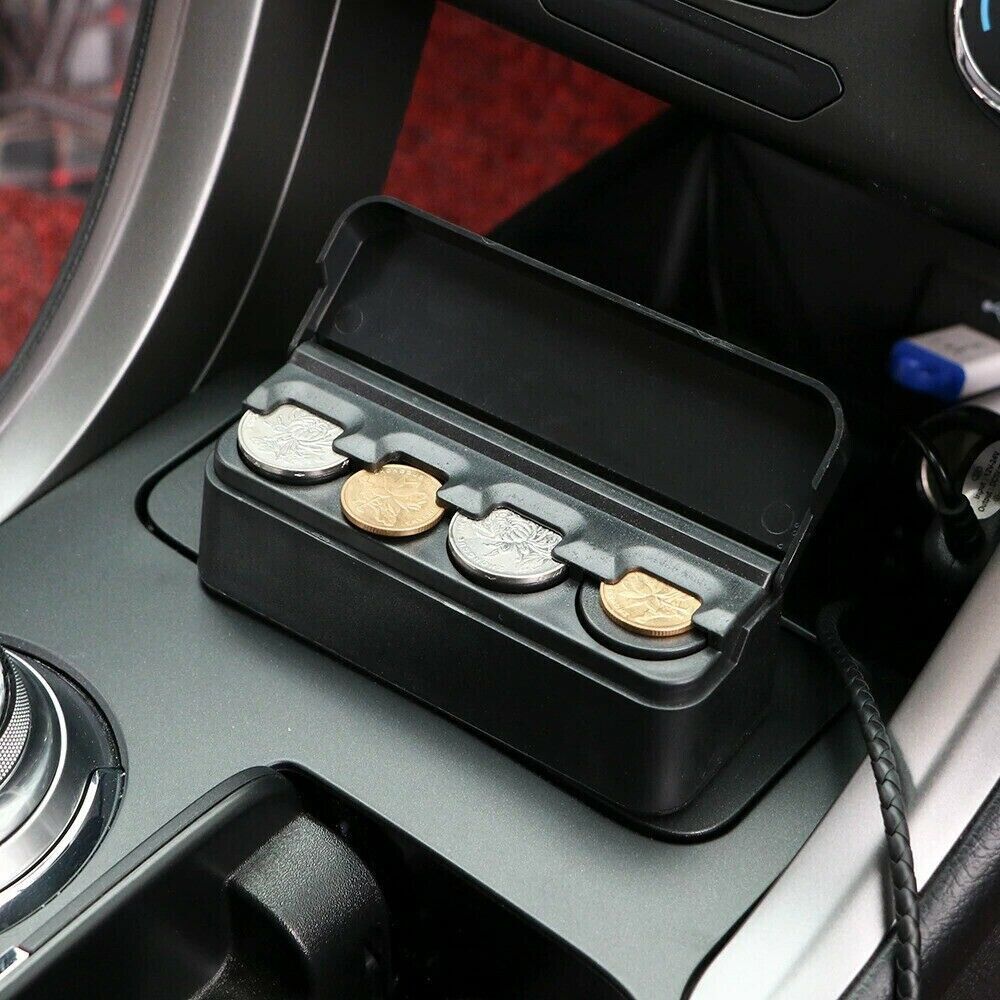 Car Coin Holder Easy Access Loose Change Storage - product image 3