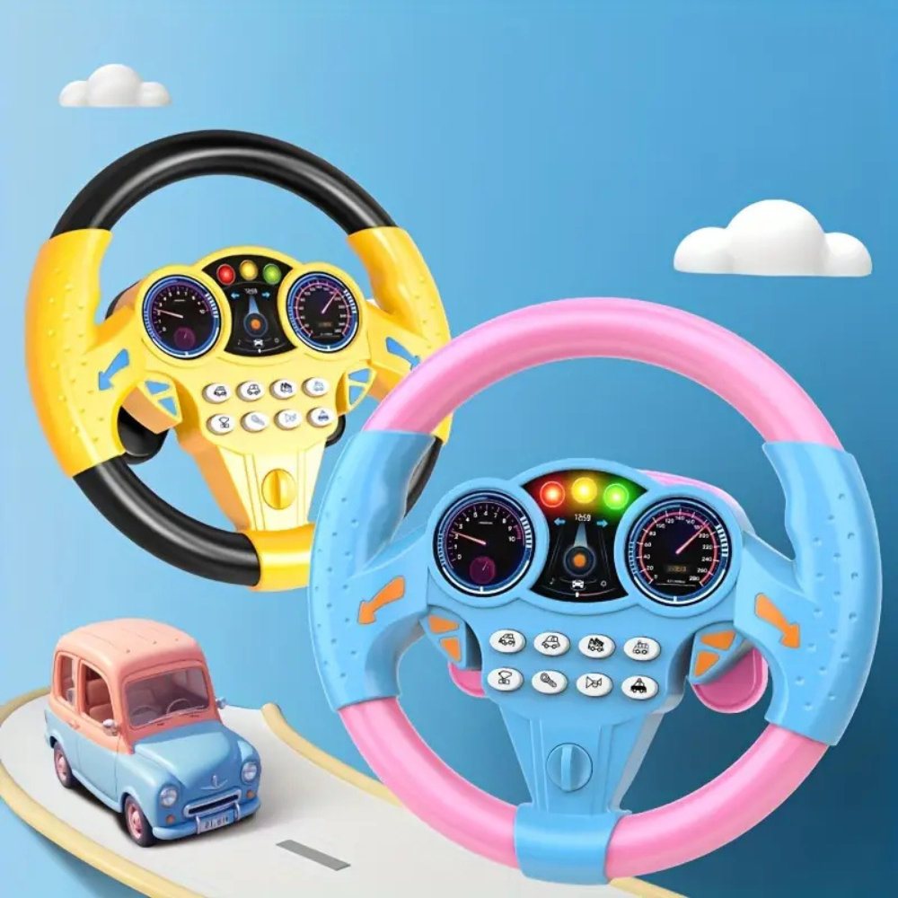 Kid's Electric Simulation Steering Wheel Suction Attachment - product image 6