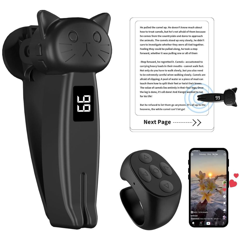Hands-Free Bluetooth Page Turner for E-Readers & Tablets - product image 1
