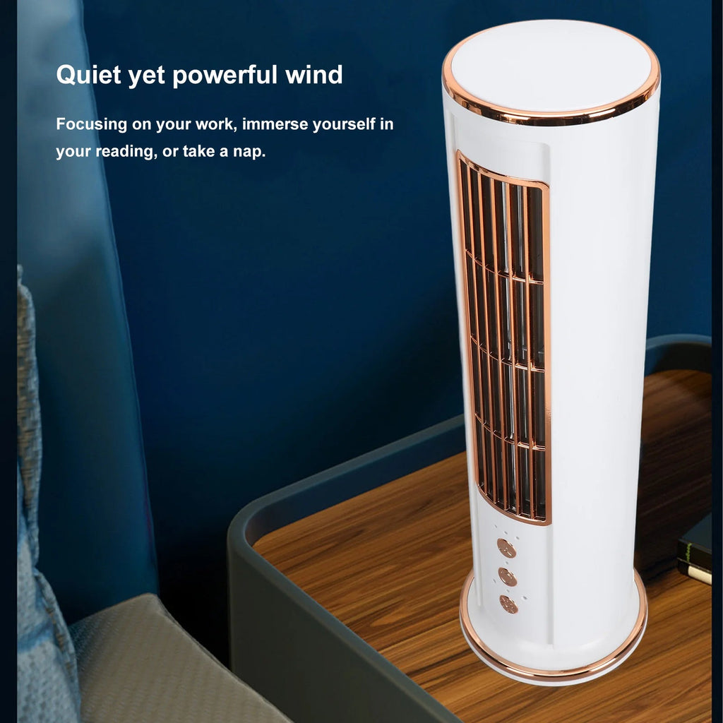Bladeless Desktop Air Conditioner Fan with Remote Control - product detail 3