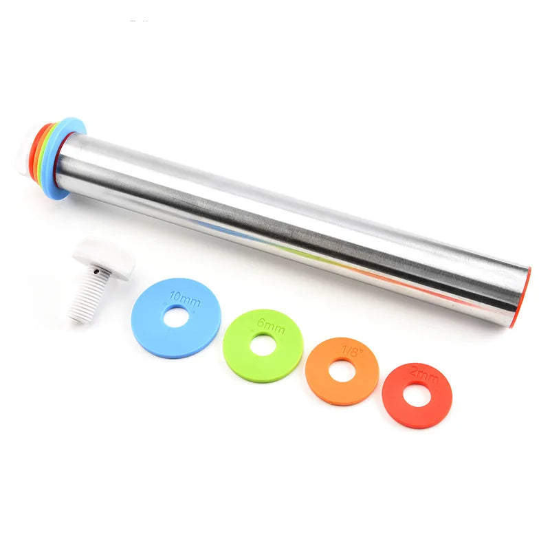 Adjustable Rolling Pin with Rings - product detail 5